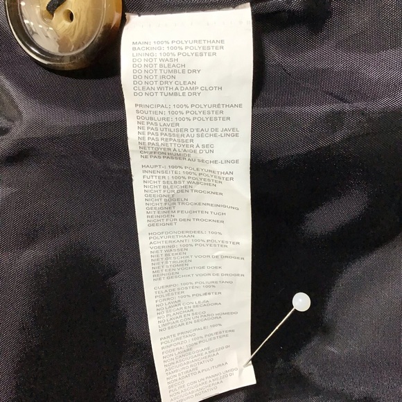 Nasty Gal Black Faux Leather Oversized Blazer - Picture 5 of 9